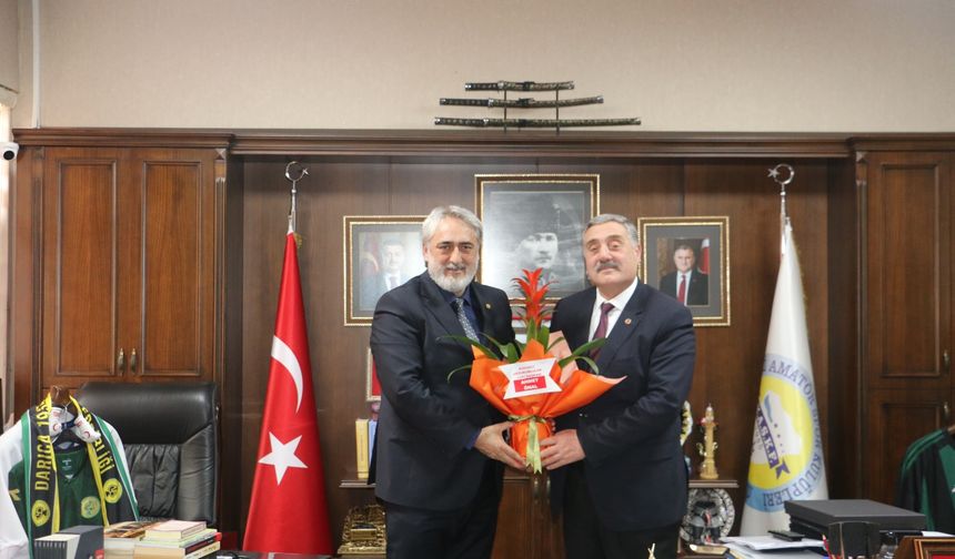 Erzurumlular Vakfı’ndan KASKF Başkanı Aydın’a Tebrik Ziyareti