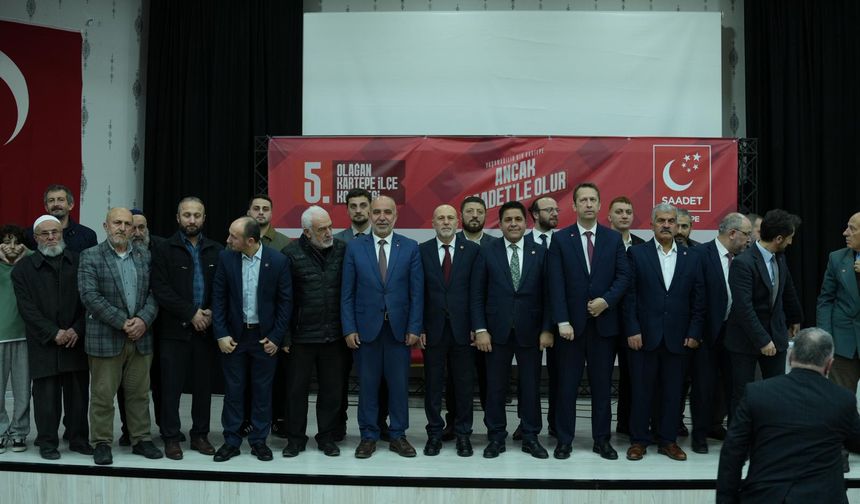 Saadet Kartepe, Kongresini Yaptı : "Çözüm Milli Görüş’tedir"