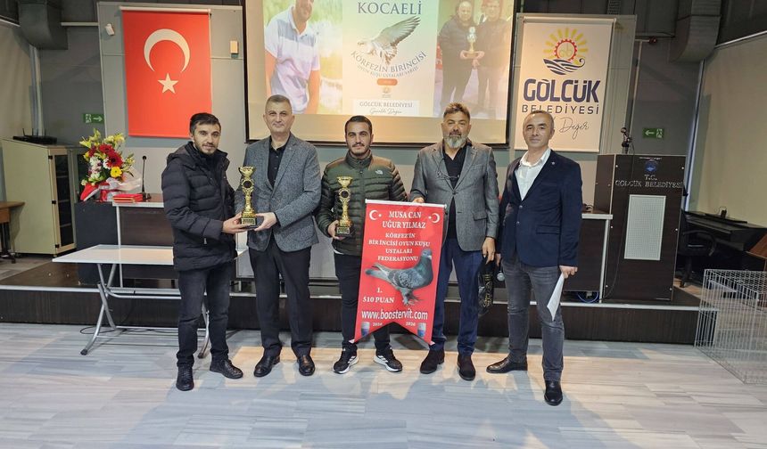 En İyi Oyun Kuşları Gölcük’te Ödüllendirildi