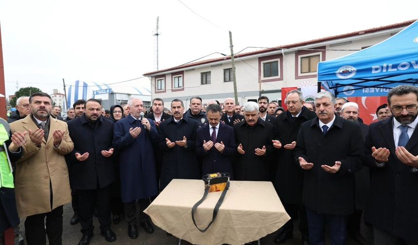 Dilovası Müftülük binasının temeli atıldı