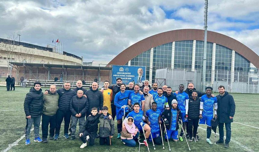 Gebze Belediyesi Ampute Futbol Takımı, Türkiye Kupası'nda tur atladı
