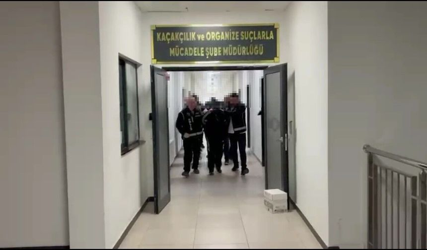 İş yeri sahibini ölümle tehdit eden suç örgütüne yönelik operasyonda 7 kişi tutuklandı