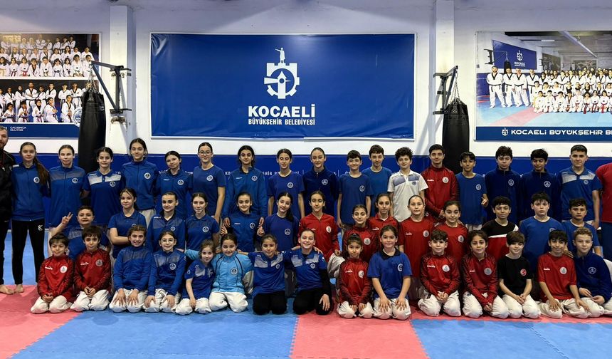 İki Dost Kulübün Karatecilerinden Ortak Antrenman