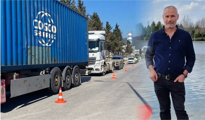 2 Tır Arasında Kalan Sürücü Öldü