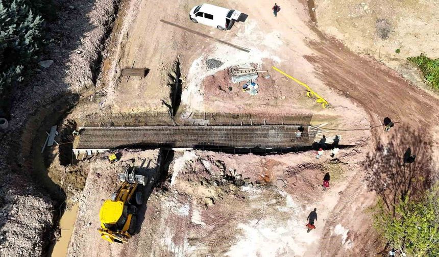 Alikahya TEM Bağlantı Yolu Projesi'nde çalışmalar sürüyor