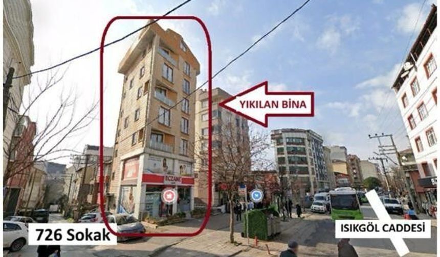 Gebze'de Çöken Bina İçin Yeni Rapor