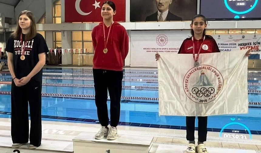 Körfezli genç yüzücüler TDT yüzme elemelerinde bölge birincisi oldu