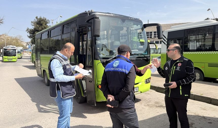 Toplu taşımaya sıkı denetim: 2 bin 912 kontrol, 809 ihlal