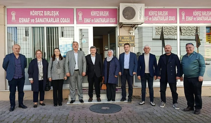 Körfez Kent Konseyi’nden  Esnaf Odası’na Ziyaret