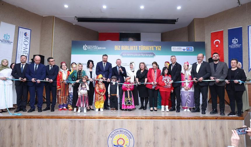 KO-MEK’te Üçüncü Yıl Sonu Sergisi Gölcük’te Açıldı