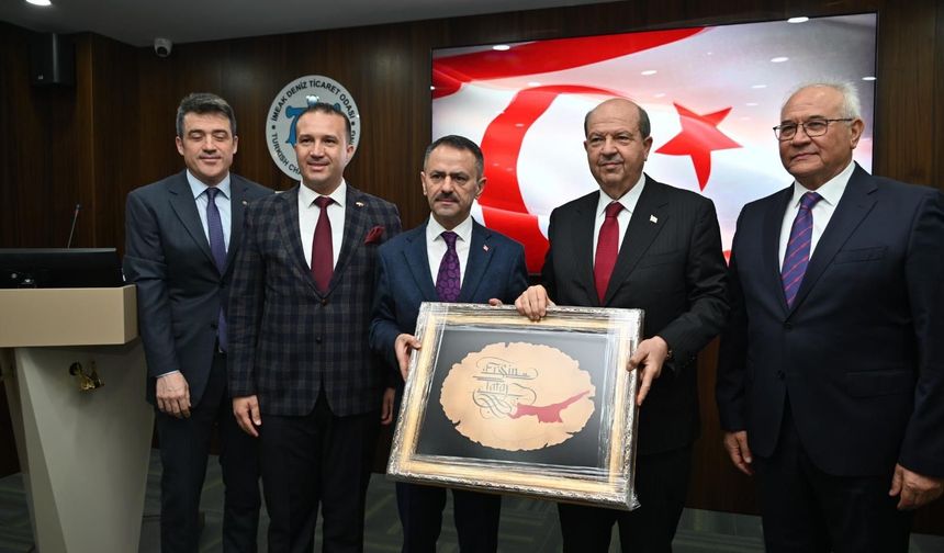 DTO Meclisine Katılan Ersin Tatar: “Mavi Vatan’ın Bir Simgesi Olan Sizlerleyim”