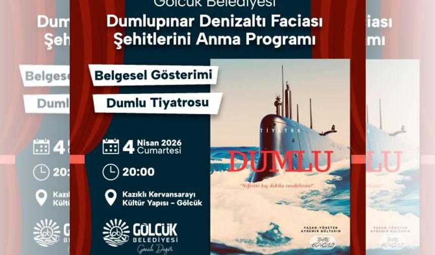 Dumlupınar Faciası Gölcük'te Tiyatro Sahnesinde Canlandırılacak