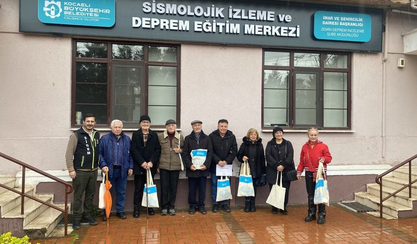 Saygınlar Kulübü Üyelerine Afet Bilinci Kazandırıldı