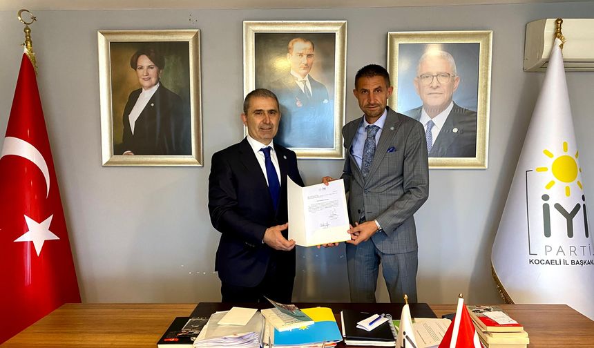 İYİ Parti Derince İlçe Başkanlığı’na Yadullah Aktaş Atandı