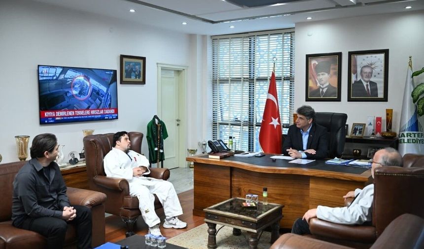 Başkan Kocaman'dan Kartepeli yıldızlara tam destek