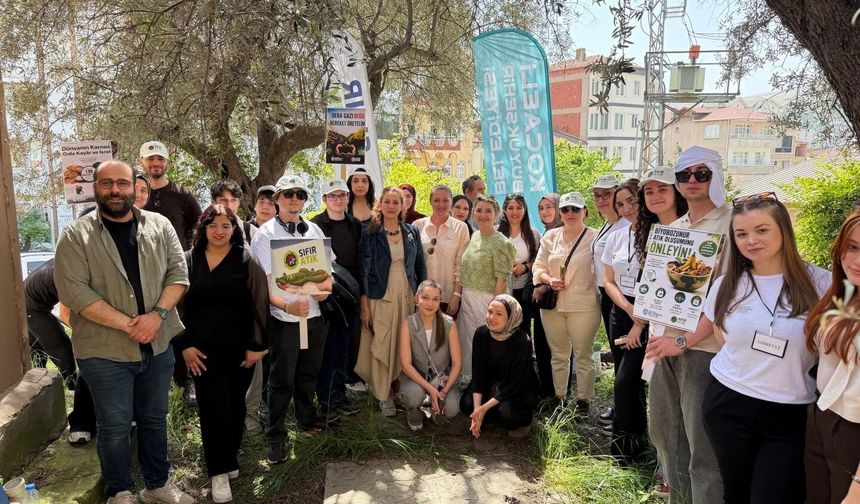 Biyobozunur atıklar komposta dönüştü