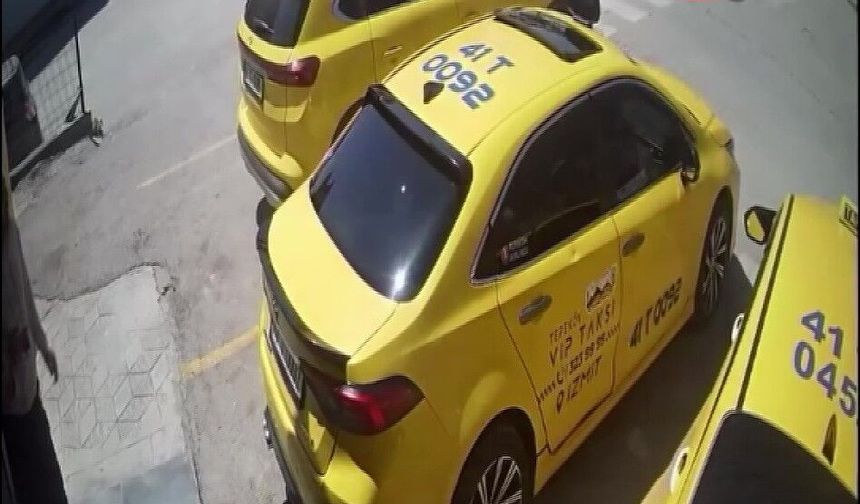 Görme engelli yayanın zor anları kamerada