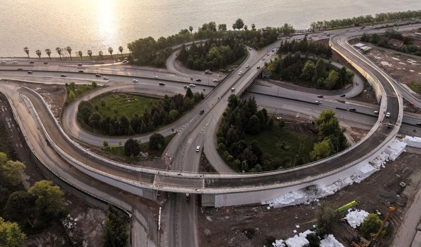 Kocaeli'de D-130'u rahatlatacak yeni bağlantı yolu hizmete girdi