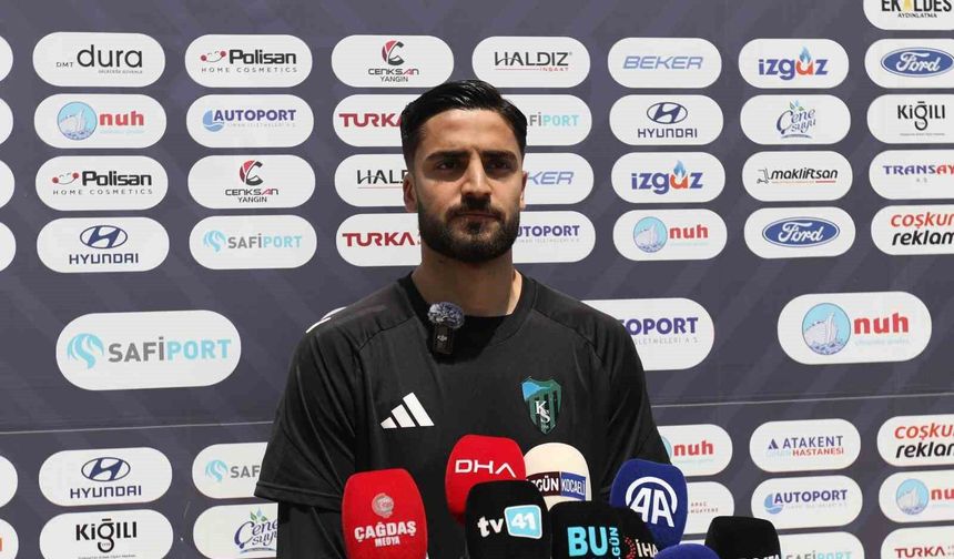 Serhat Öztaşdelen: 'Umarım uzun yıllar Kocaelispor kalesini korurum'