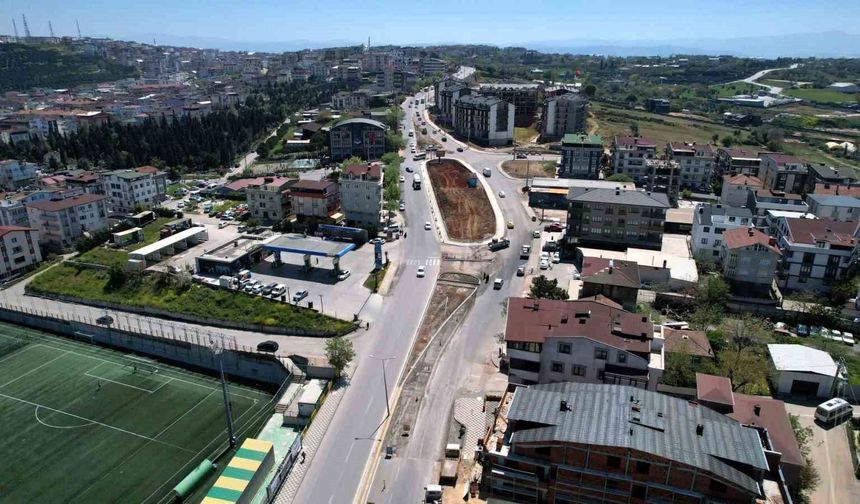 Tuzla ve Battalgazi Caddesi'nde kavşak düzenlemesi
