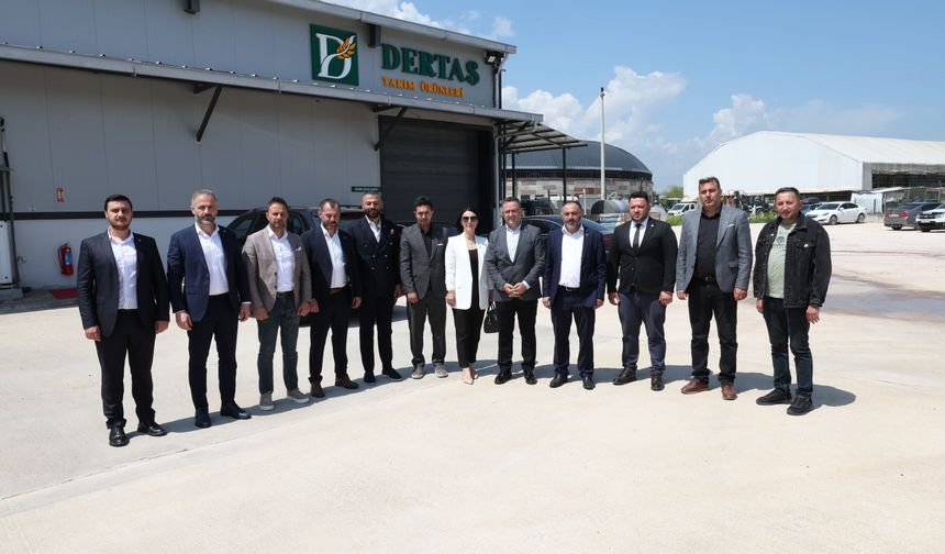 Başkan Gökçe İlçe Başkanlarıyla Yatırımları Gezdi