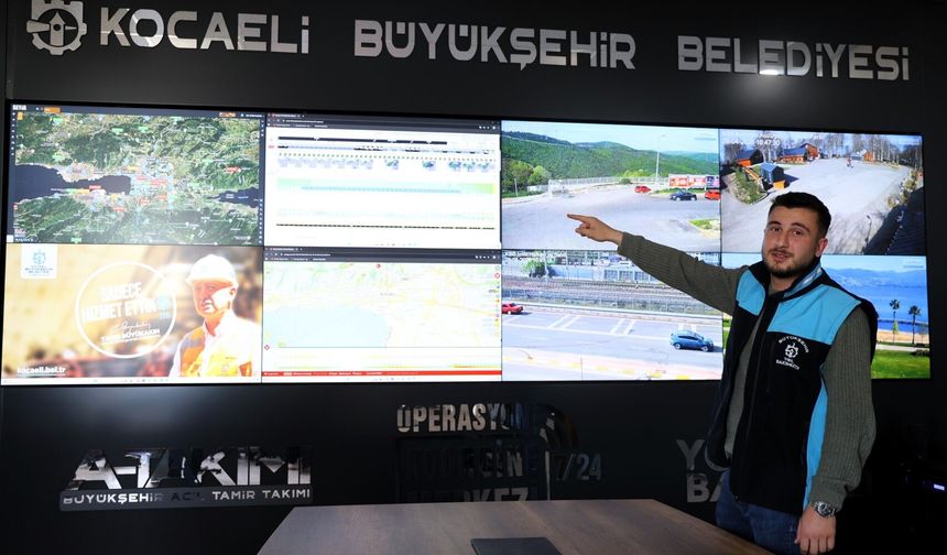Büyükşehir’in Stratejik Üssü Kenti 7/24 Takip Ediyor