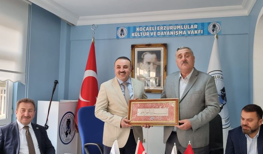 Müdür Aydın’dan Erzurumlular Vakfı’na İade-i Ziyaret