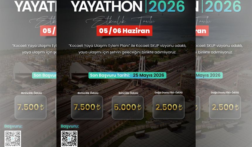 “Yayathon” İle Yaya Çözümleri Geliştirilecek