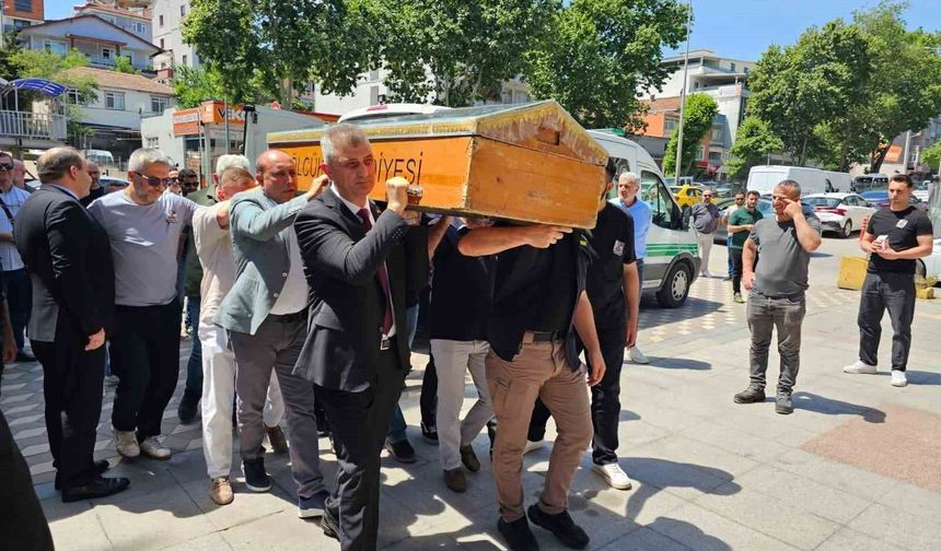 Hayatını kaybeden harita mühendisi son yolculuğuna uğurlandı