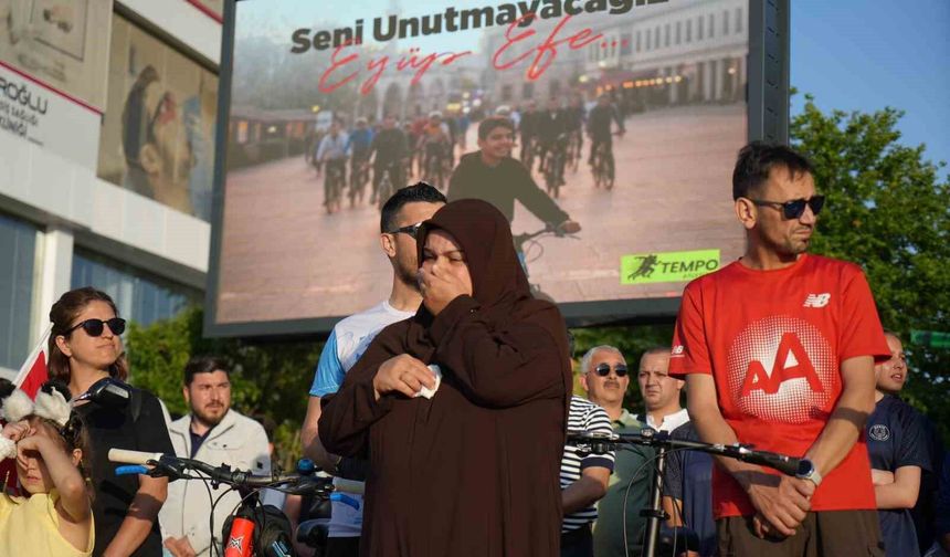 Pedallar 13 yaşında hayatını kaybeden Efe için çevrildi
