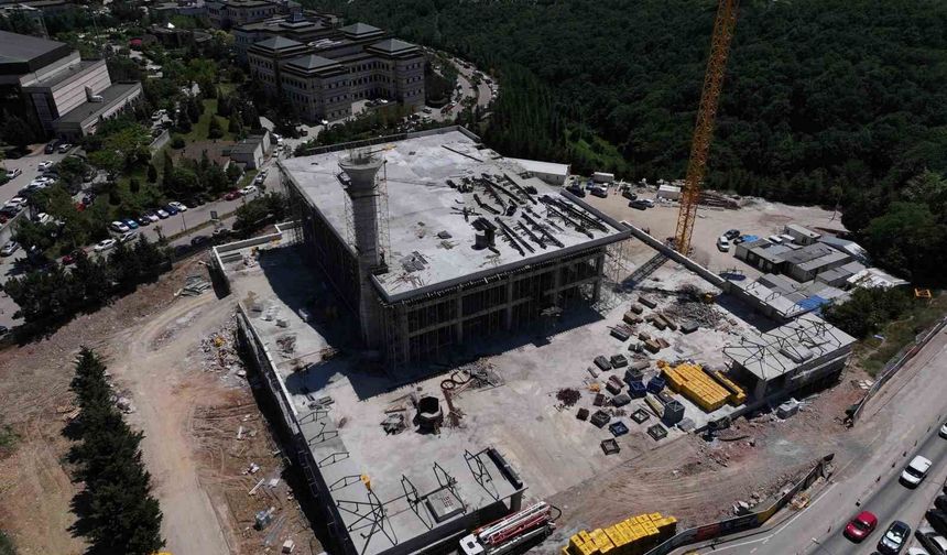 Umuttepe Cami ve Otoparkı projesinde sona yaklaşıldı