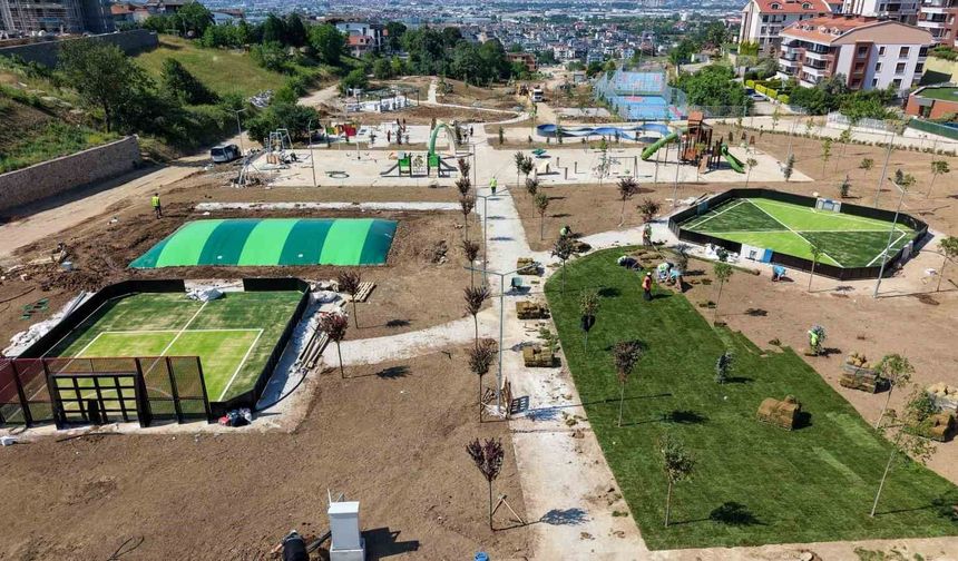 Yeşilyurt Millet Bahçesi'nde sona yaklaşıldı
