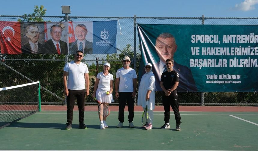 Herkes İçin Spor Tenis Turnuvası Başladı