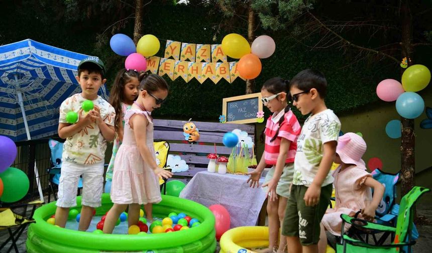 Çayırova'da yaz okulu öğrencileri 'yaza merhaba' etkinliğinde buluştu