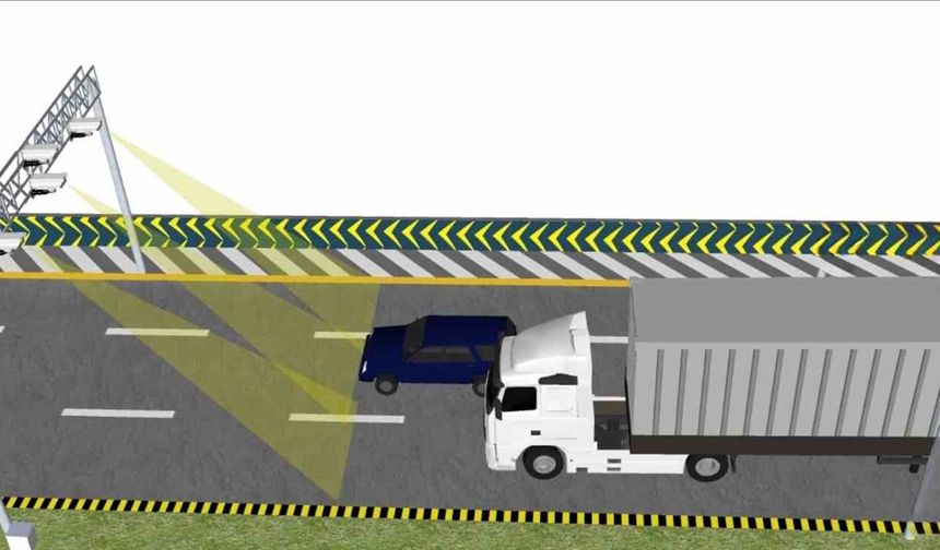 Kocaeli'deki 4 ana arterde kamyon ve tır trafiği 7/24 elektronik olarak izlenecek