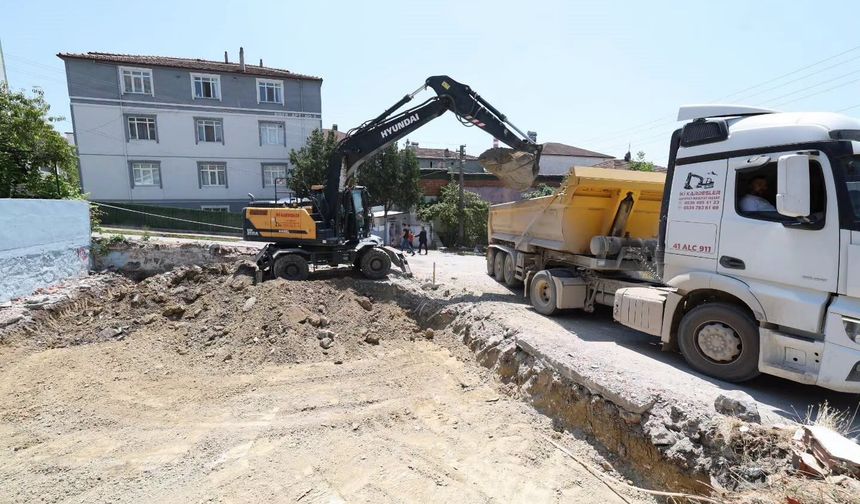 Semt konağı için ilk kazı başladı