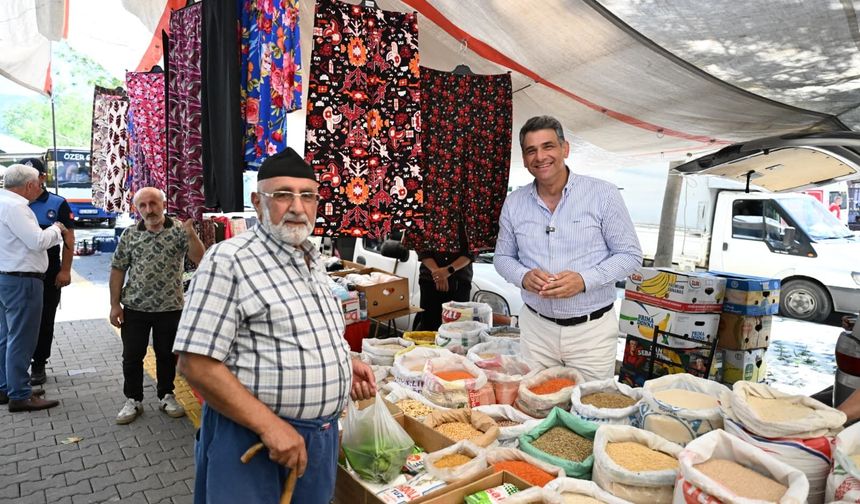 Başkan Kocaman Esnafın Tezgâhına Misafir Oldu