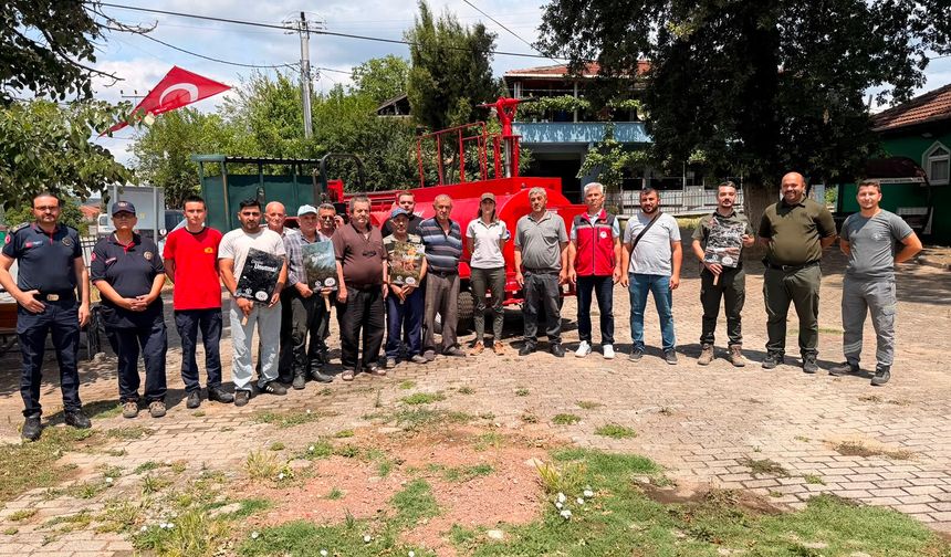 Büyükşehir’le Kırsalda Yangına Karşı Güçlü Hazırlık