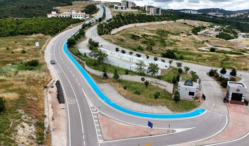 İzmit’te Pedallar İçin Güvenli Hat: 7.200 M²’Lik Yeni Yol