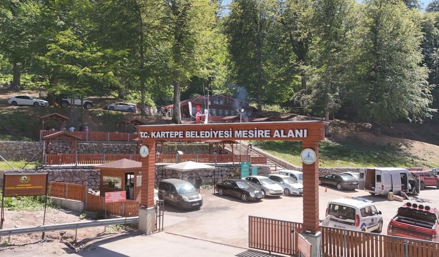 Kartepe Mesire Alanı Yazın da Doğaseverlerin Vazgeçilmez Adresi
