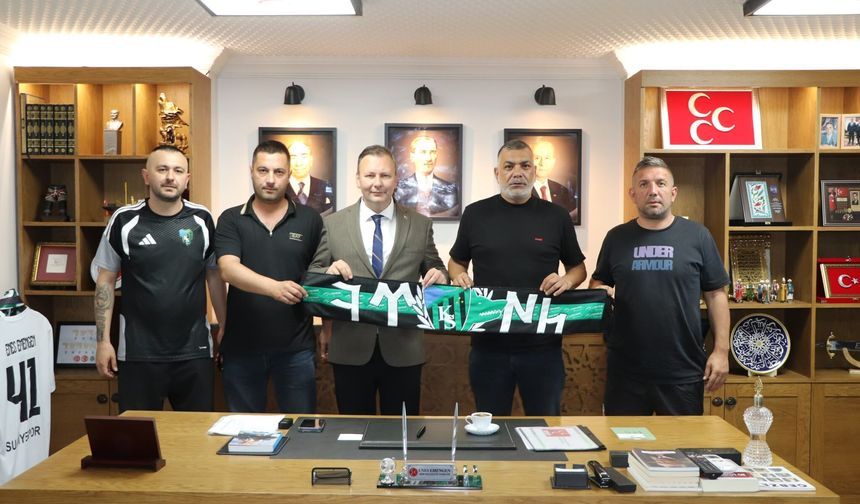 Hodri Meydan’dan Başkan Emengen’e Hayırlı Olsun Ziyareti