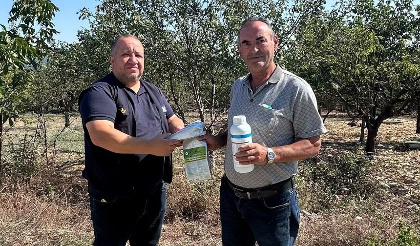 Dolu mağduru üreticilere destek