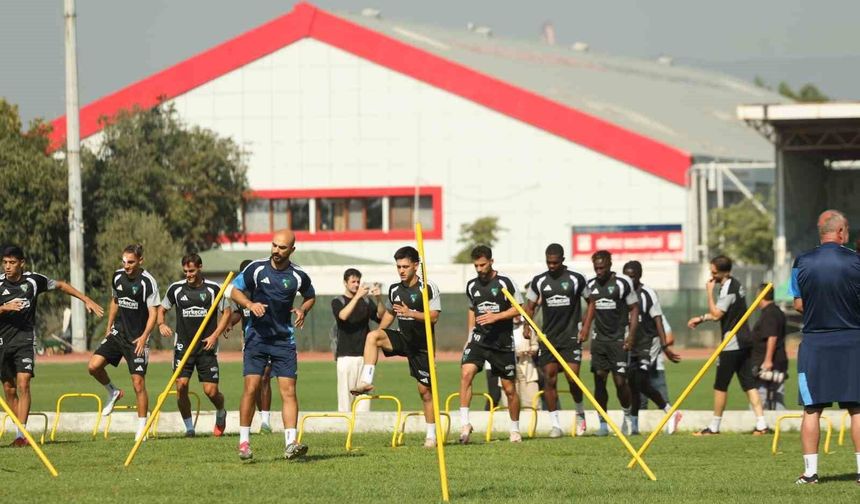Kocaelispor, Konyaspor maçı hazırlıklarını sürdürdü