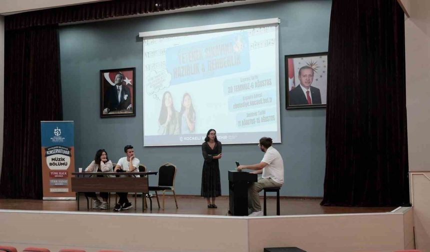 Konservatuvar adaylarına rehberlik desteği