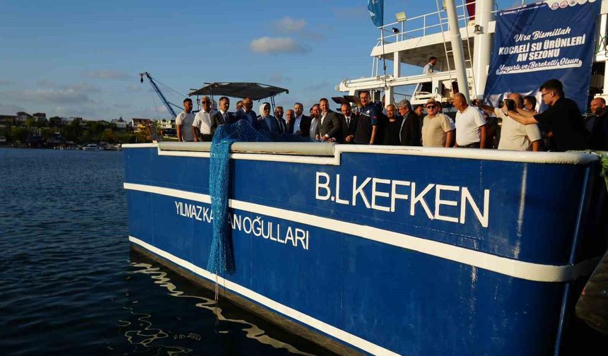 Su ürünleri av sezonu Kefken'de 'Vira Bismillah' diyerek açıldı