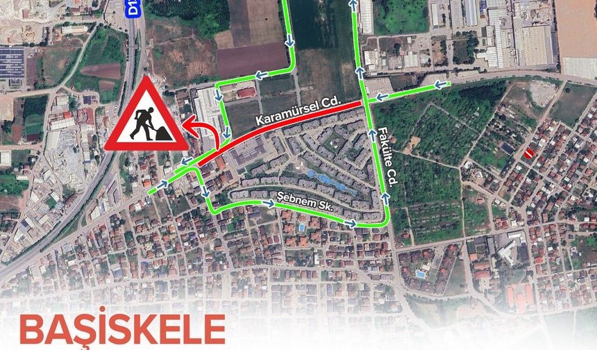 Başiskele Karamürsel Caddesi Araç Trafiğine Kapatılıyor