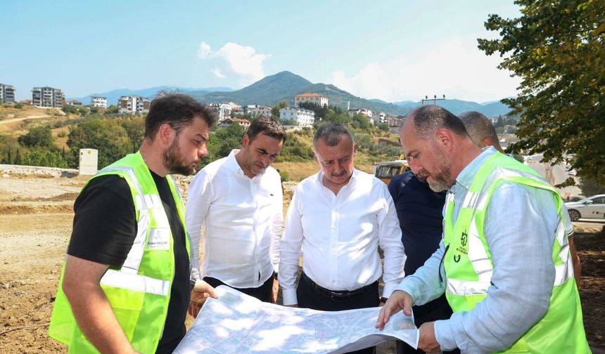Başkan Büyükakın’dan Yerinde İnceleme