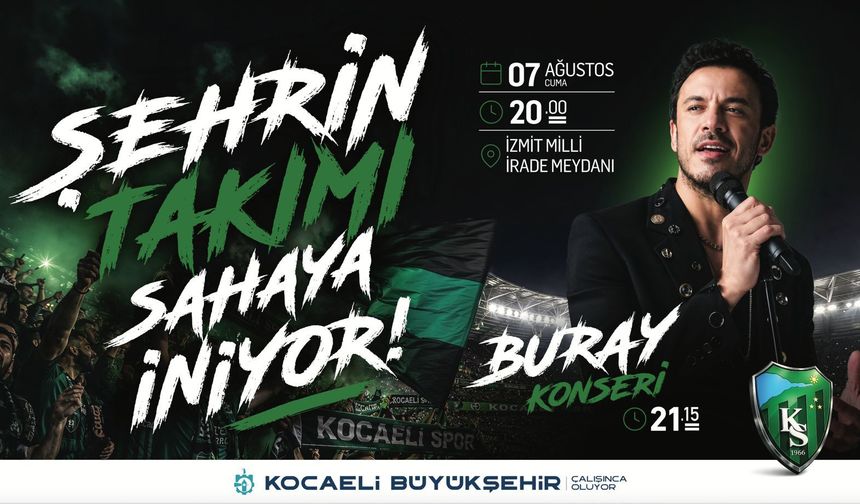 Kentin Gururu Kocaelispor Meydana İniyor