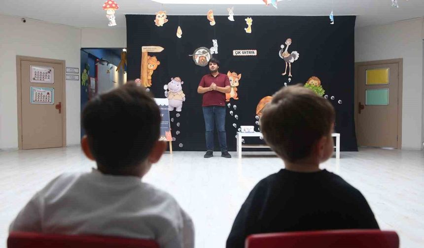 Anaokulu öğrencilerine veteriner hekimlik mesleği tanıtıldı