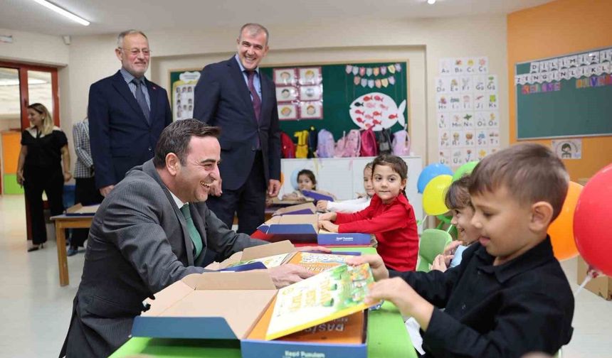 Başiskele'de anaokulu öğrencilerine eğitim seti